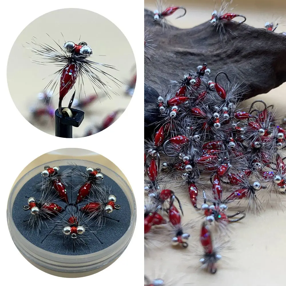 

5 pcs 12# 14# 16# 18# Rainbows ToMake Fly Bait Fly Hook Fly Fishing Bait Fly Hook Hair Hook Artificial Insect Lure