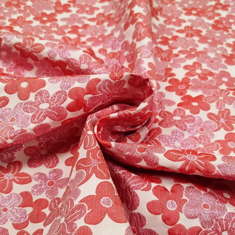 Жаккардовая парчовая ткань Французский светлый роскошный дворец Маленький