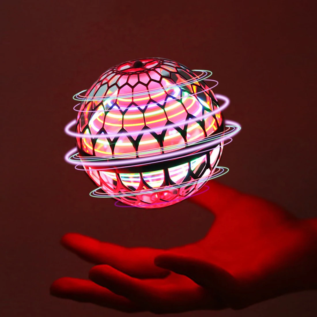 

Magic Ball Rotating Flying Ball Decompression Fingertip Toy Can Rotate Free Route Novelty Creative Decompression Navidad Toy