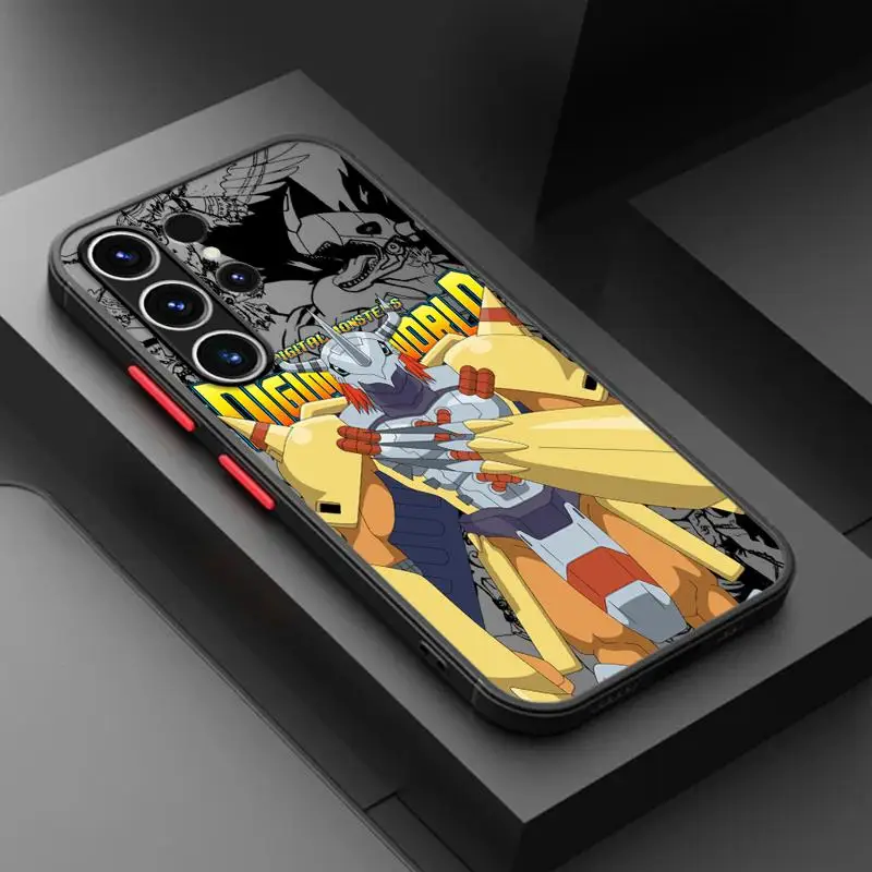 phone cases for Samsung Galaxy A24 case A33 A52s A12 5G A35 A53 A32 A13 A14 A15 Luxury Cover fundas Monster Adventure Wargreymon