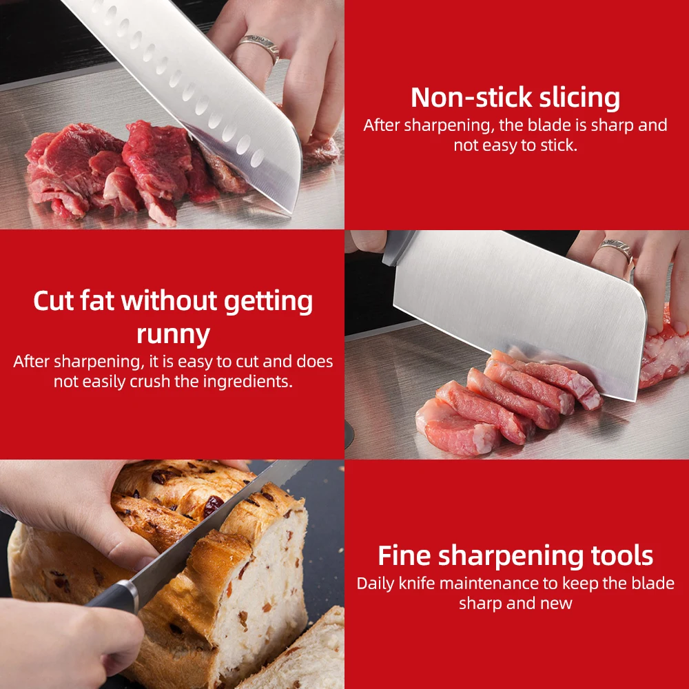 Портативная Автоматическая электрическая точилка для ножей инструмент кухонных