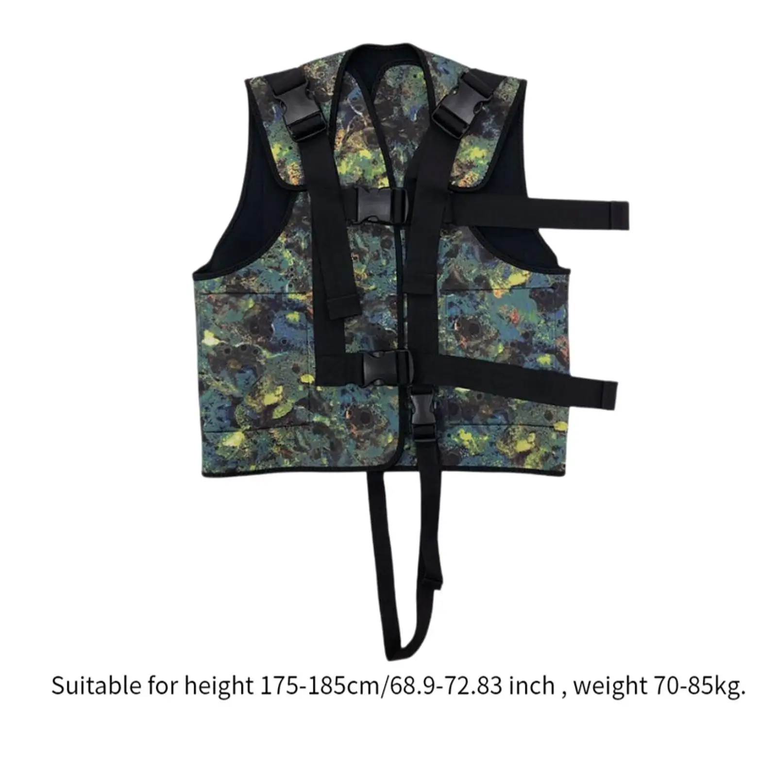 Жилет для дайвинга неопреновый удобный жилет с карманами 3 мм водных видов спорта