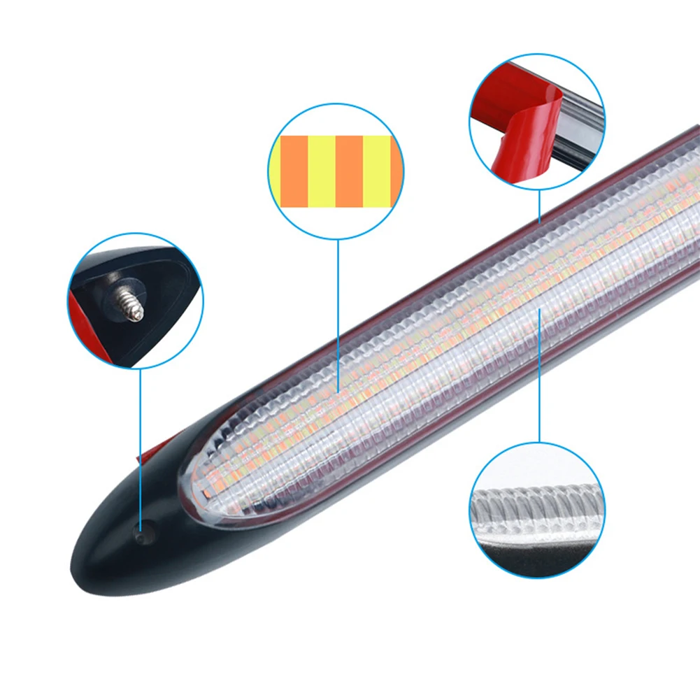 

2pcs Car Daytime Running Light 15.5/23.5/27.5/34.5cm White Headlights Yellow Turn Signal Lamp DRL LED Lights Accessories