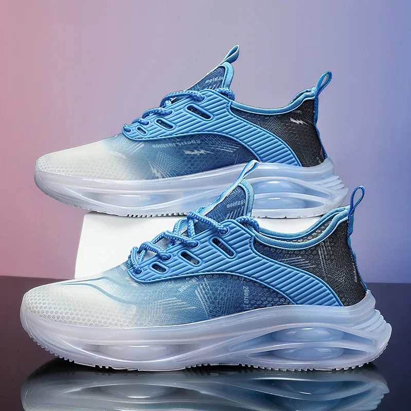 Кроссовки мужские дышащие с двойной воздушной подушкой брендовые теннисные