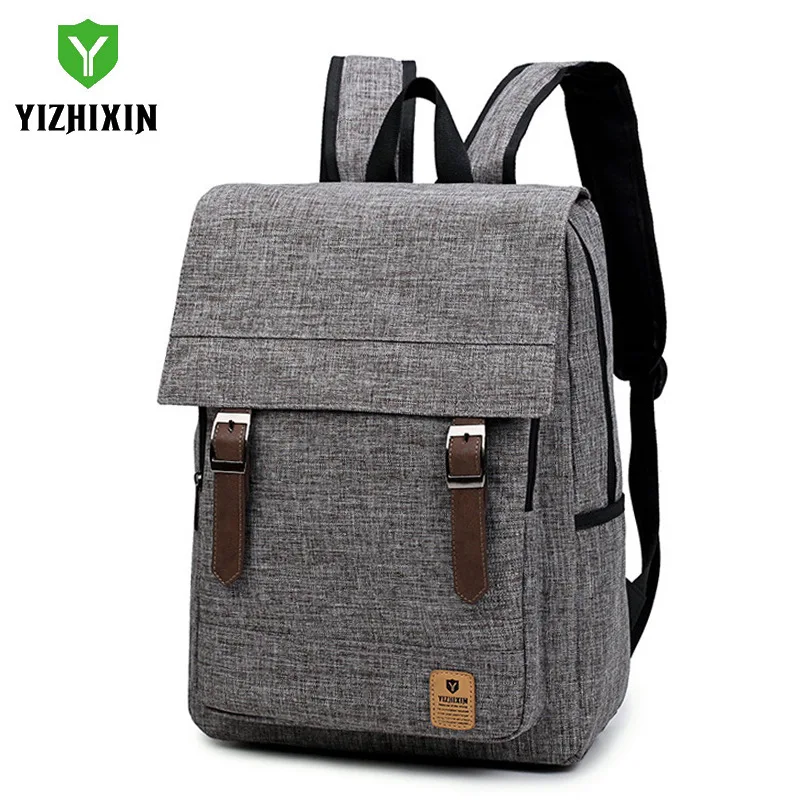 

2023 AIWITHPM Vintage Men Women 15.6" Laptop Backpack Leisure Canvas Bags Fashion backpack schoolbag for teenagers girls
