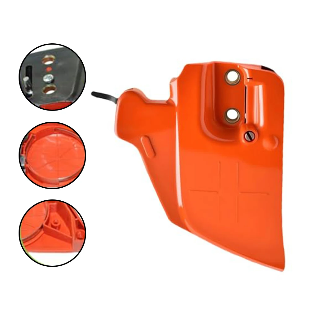 Фото Крышка тормоза цепи для Echo CS-370 CS-400 402S, запасная часть C032000282, защитная пластина сцепления для бензопилы, аксессуар №4