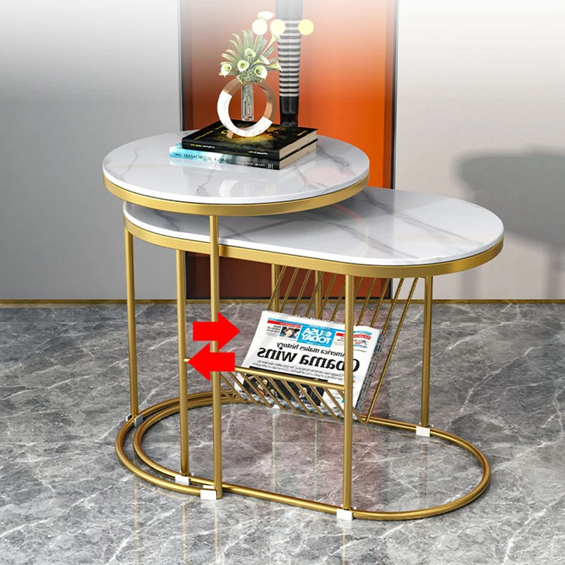 Роскошные овальные журнальные столики книги большие маленькие консольные