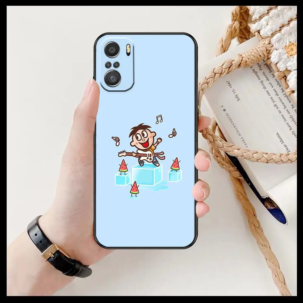 Фото Чехол для телефона little boy для xiaomi redmi 11 Lite pro Ultra 10 9 8 MIX 4 FOLD 10T, Черный силиконовый чехол №5