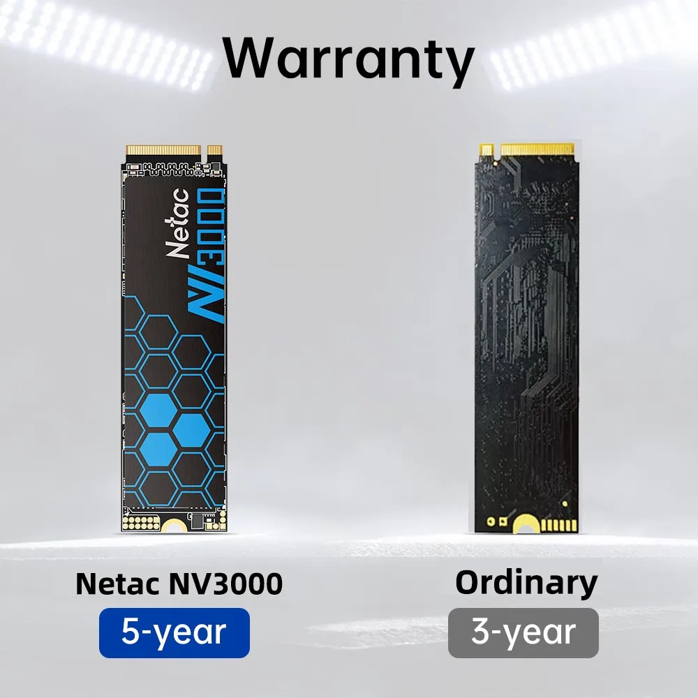 SSD-накопитель Netac NVME M2 1 ТБ 250 ГБ 500 Гб |