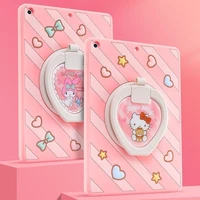 disney cartoon tablet cover with stand for ipad 7 910 98 3 inch air mini 456 pro 2021 11inch pro luxury magnetic smart cover