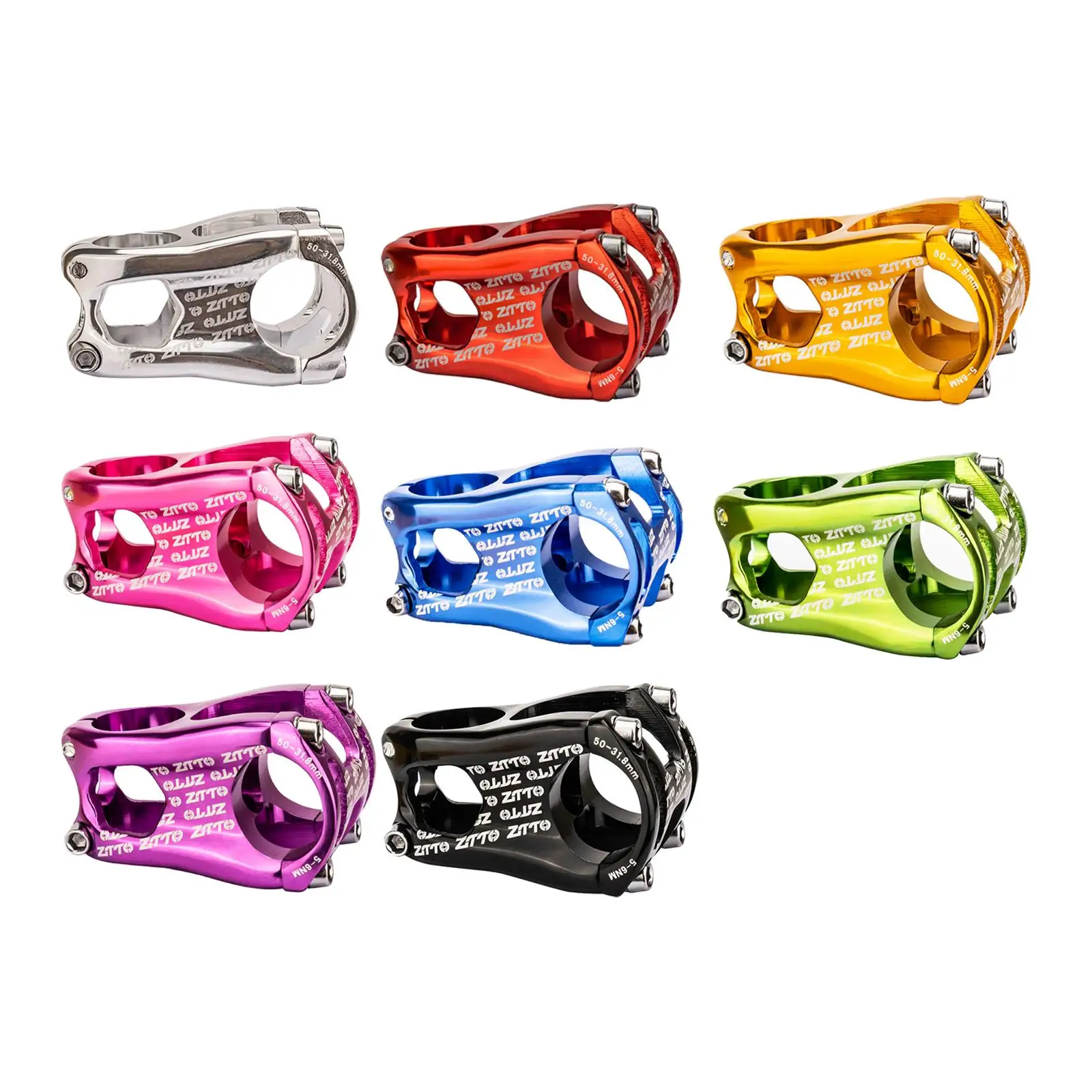 

31.8mm Bike Stem Bicycle Short Stem 0 Degree for Mountain Road MTB