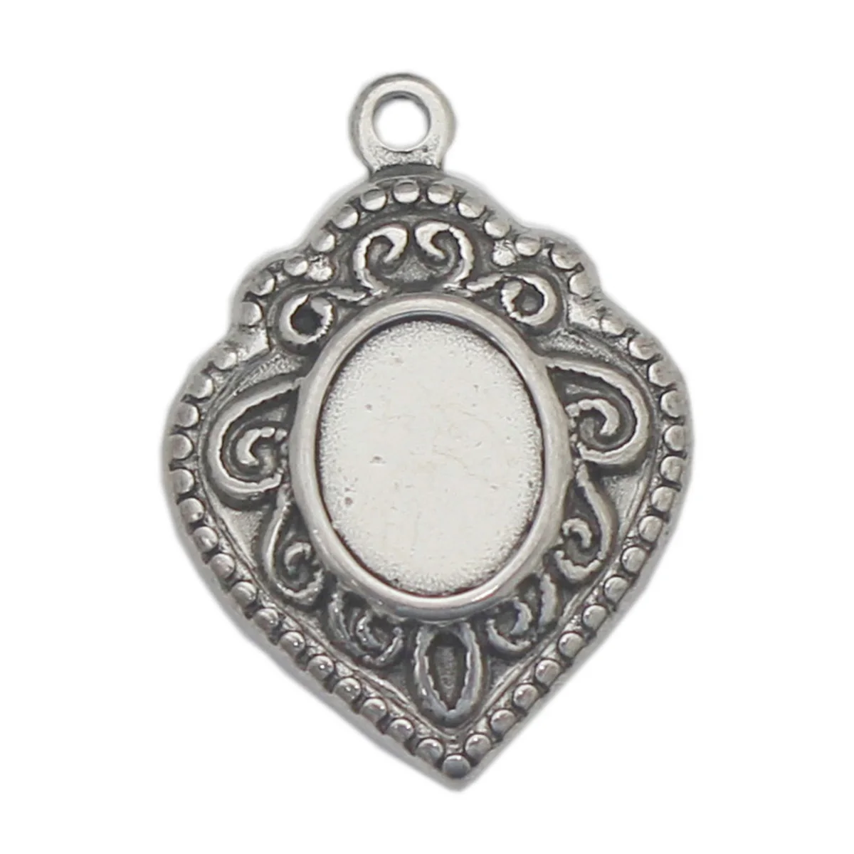 

Beadsnice Stainless Steel Trendy Engraving Pendant Base Unisex Pendant Jewelry
