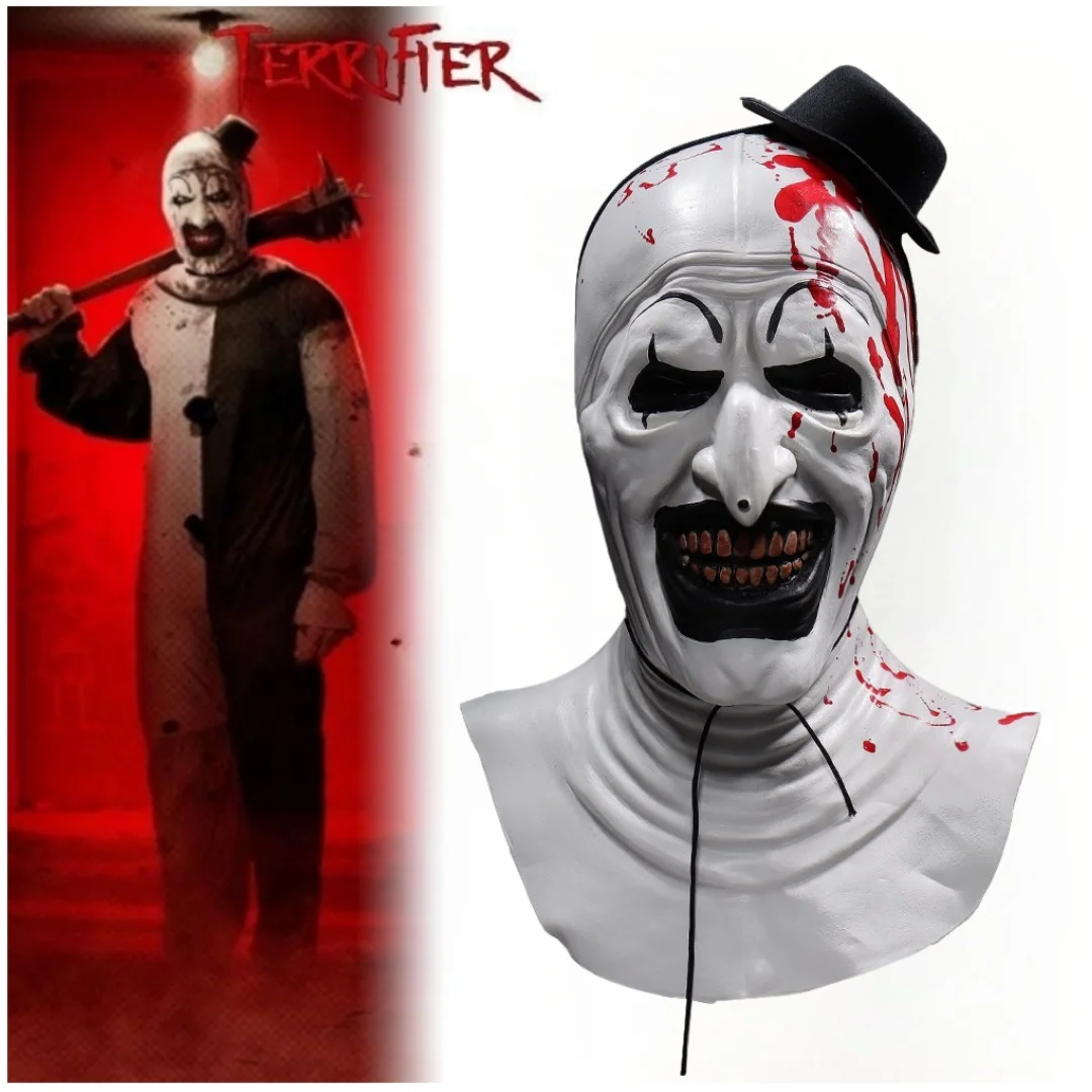 Латексная маска Клоуна Scarier-than-life