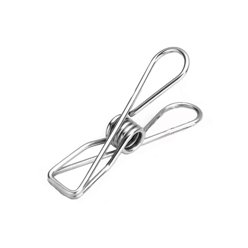 

10 шт., зажим для одежды, из нержавеющей стали