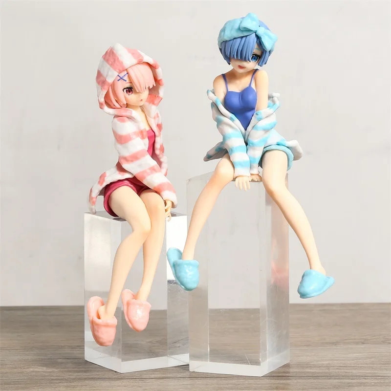 

Обновление нуля начальной жизни в другом мире Rem Ram Roomware Ver. Фигурки фигурок кукол Brinquedos