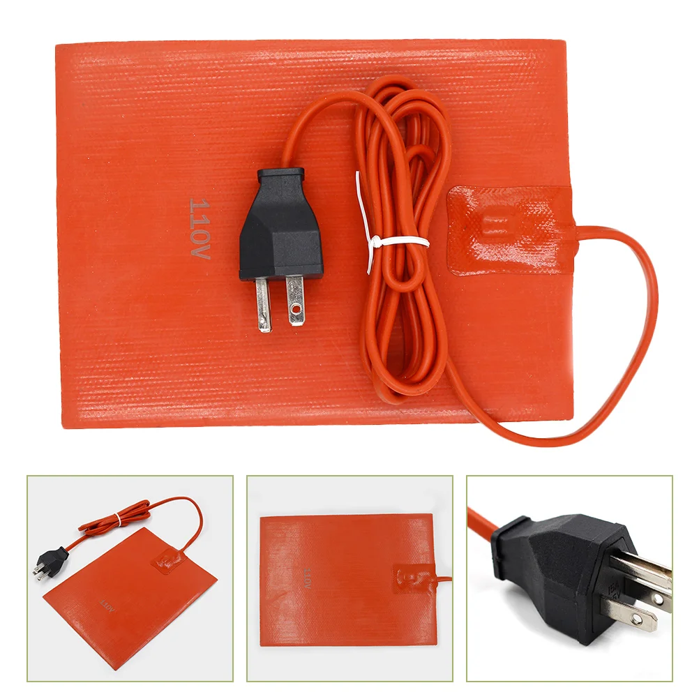 

Heater Pad Engine Car Oil Block Pan Vehicle Hydraulic Fluid Supply Sump Silicone Adhesive Heating