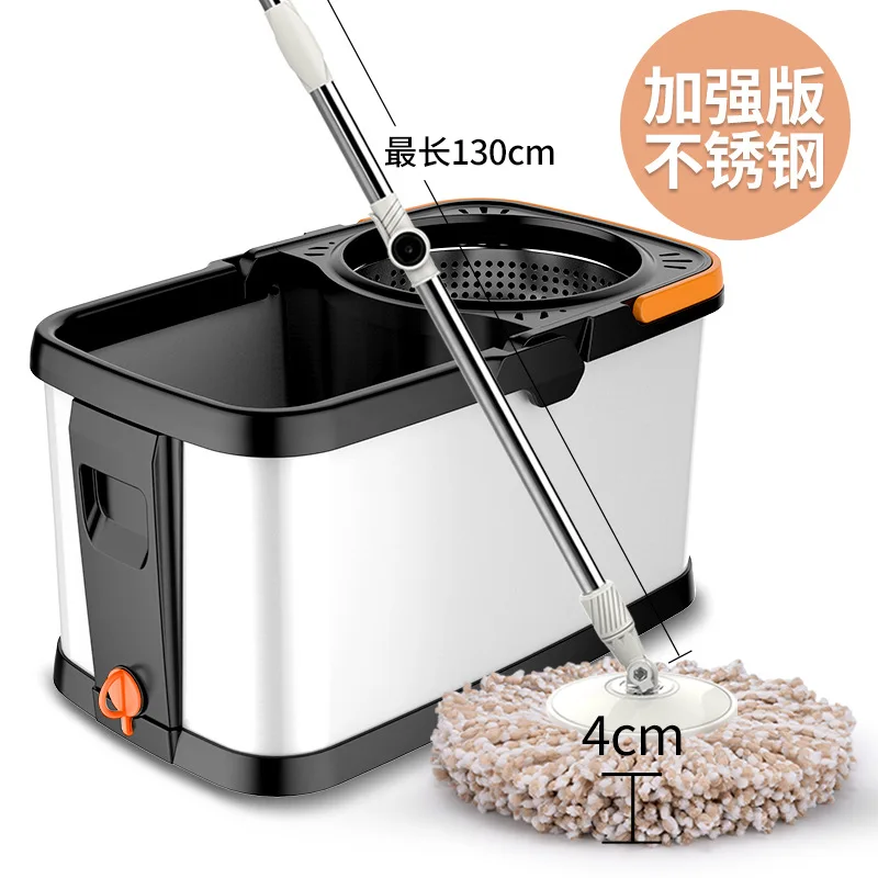 Настенная Поворотная швабра с двойным приводом и колесами