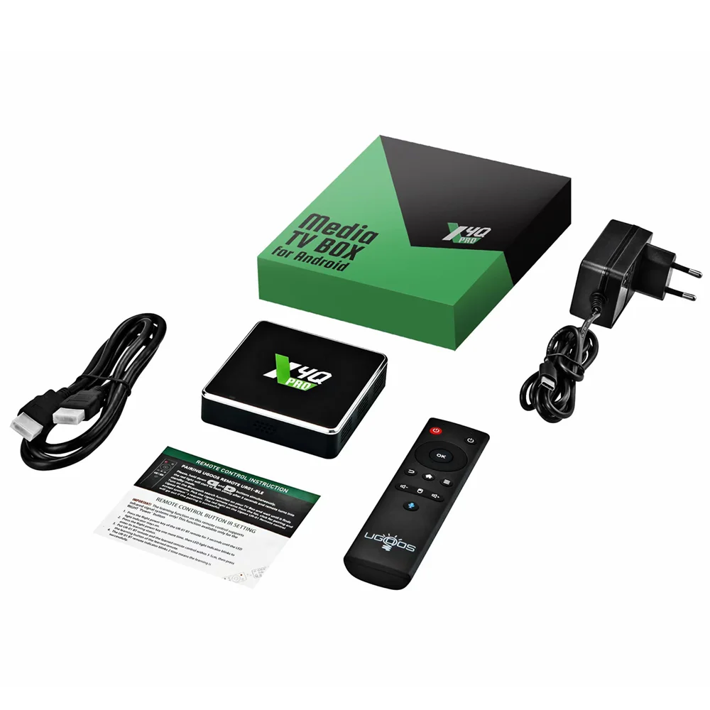 ТВ-приставка UGOOS X4Q PRO Amlogic S905X4 Android 11 голосовой вход Google AV1 CEC HDR 0 медиаплеер 4K Winevine L1