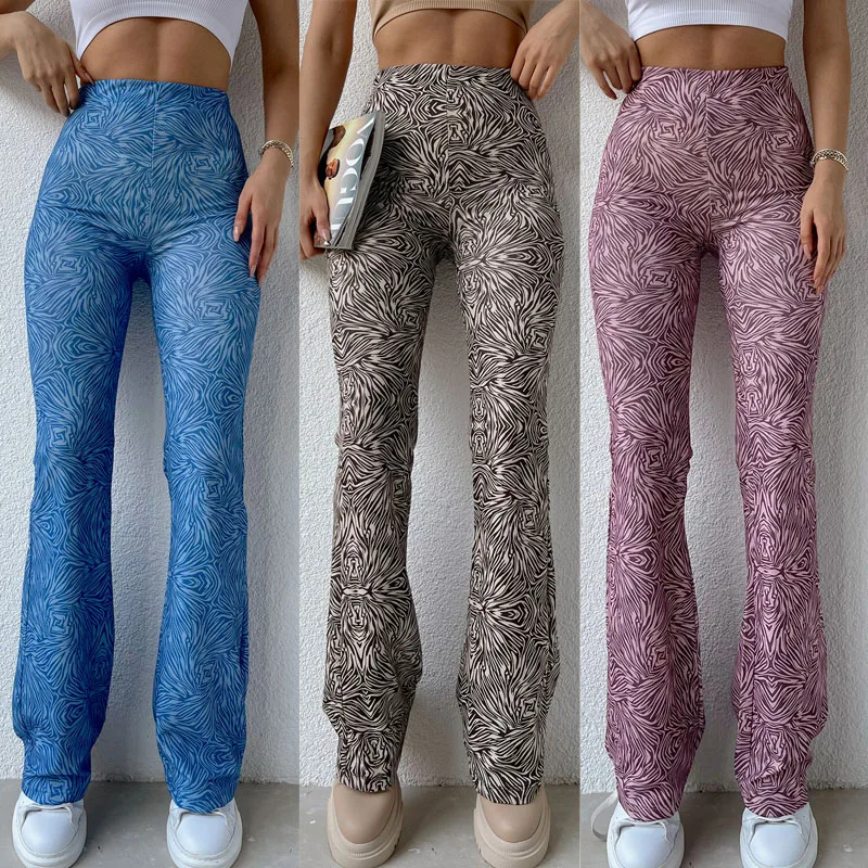 

Gaono Women Crossover Split Pants Bootcut Yoga Pants High Waisted Full Length Flare Workout Pants Bootleg Leggings with Pockets