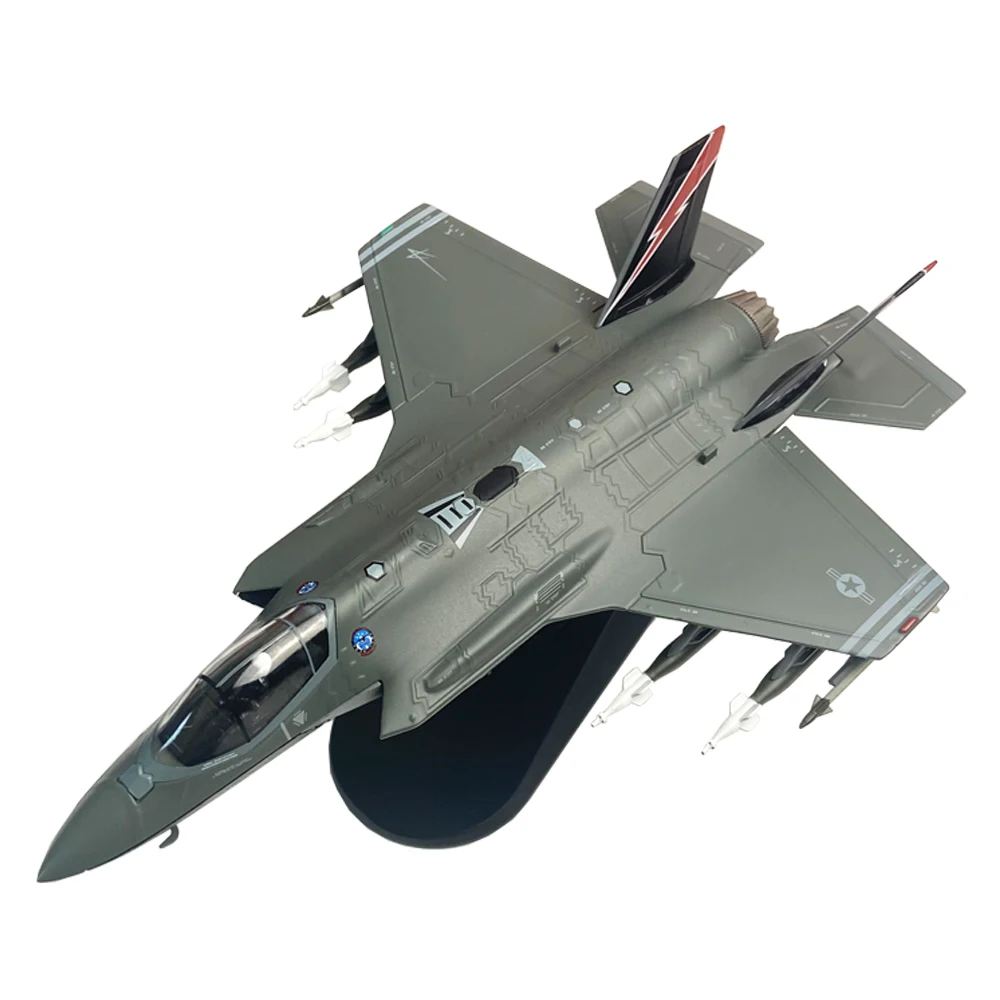 Фото Масштабная модель самолета-истребителя F-35A F-35 Lightning II Joint Strike Force ВВС США, 1:72, детская игрушка №2