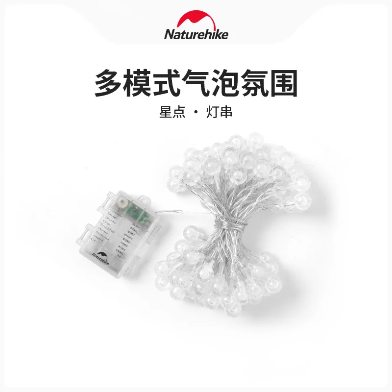 Naturehike 3 м/10 м световая гирлянда для улицы портативный тип батареи пузырьковое