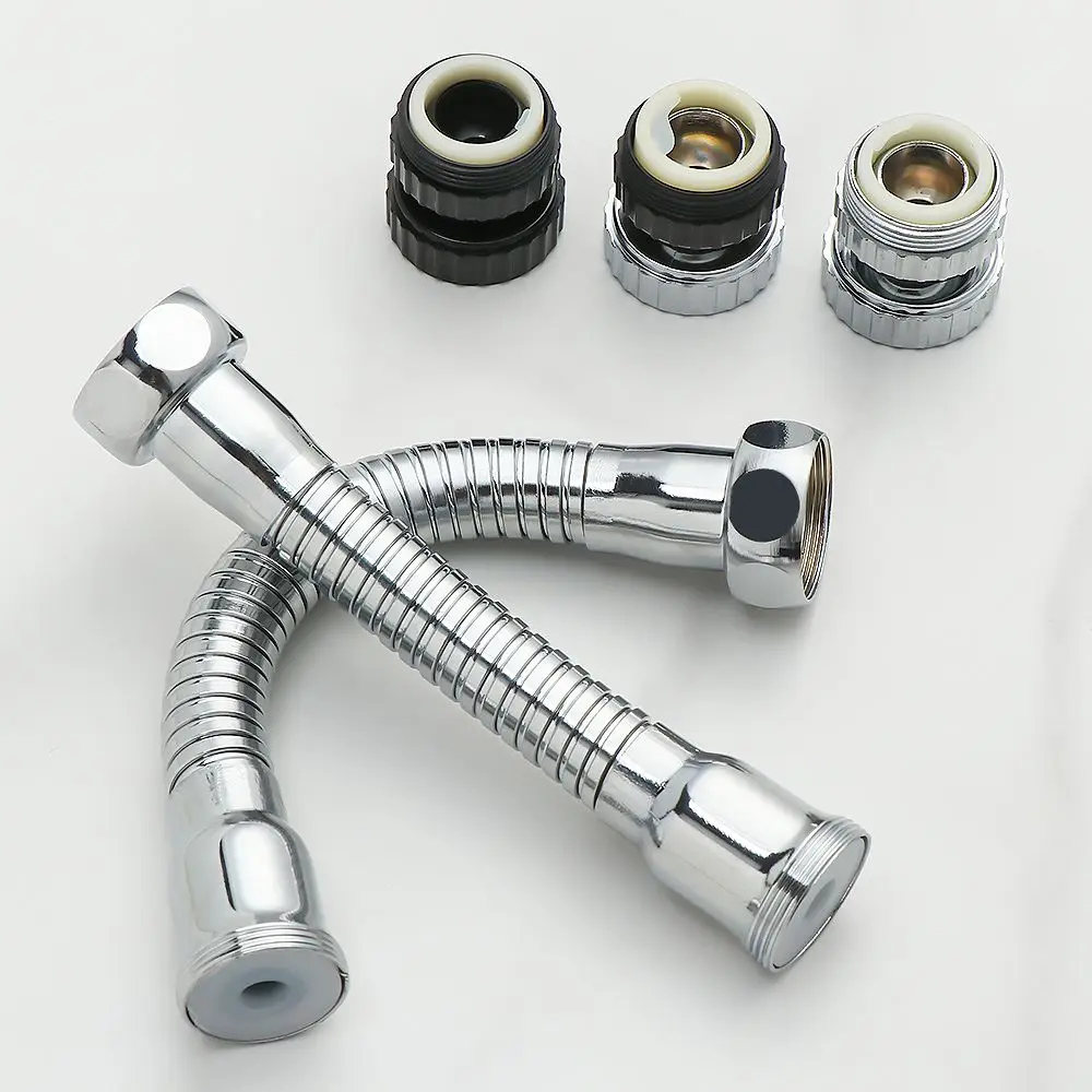 

Water Pipe Connection Faucet Accessories Adjustment Faucet Tube Kitchen Tap Extension Hose Shower Hose Faucet Adapter