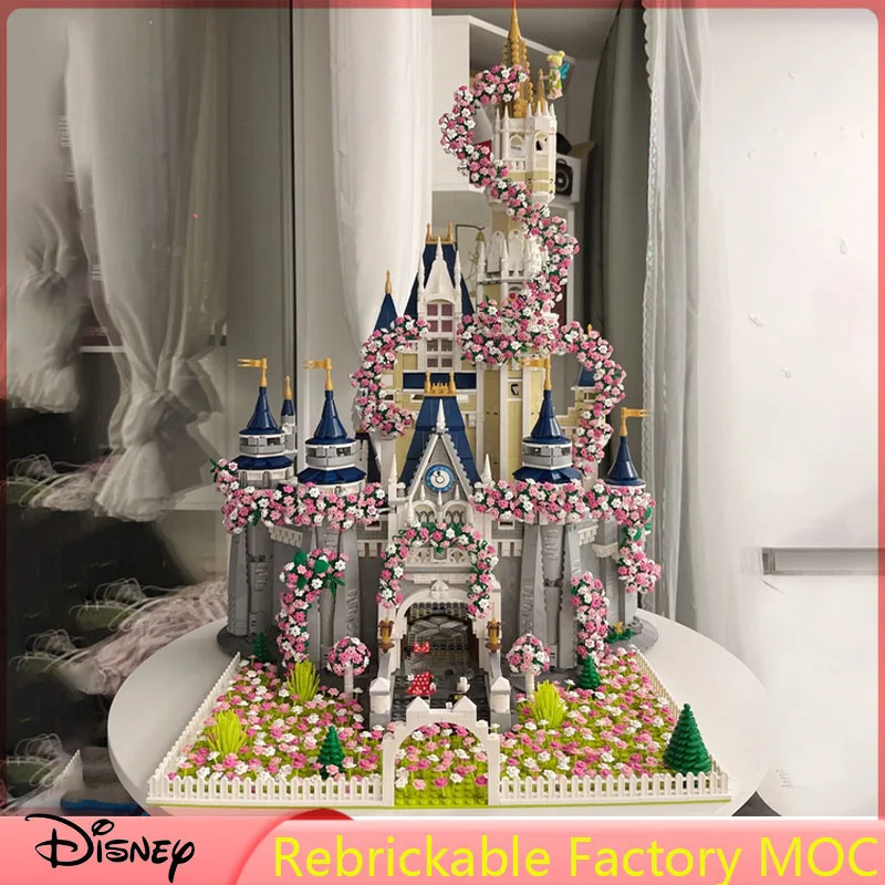 

Disney Princess Castle Modular Building Blocks Bricks Kids DIY Toys Compatible Educate 71040 Christmas Birthday Gifts 4080 PCS