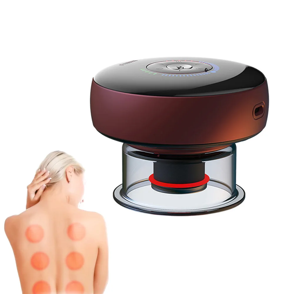 

7W Electric Cupping Massager Slimming Stimulate Acupoint Guasha Massage Electromagnetic Wave USB Charge Acupuncture Therapy