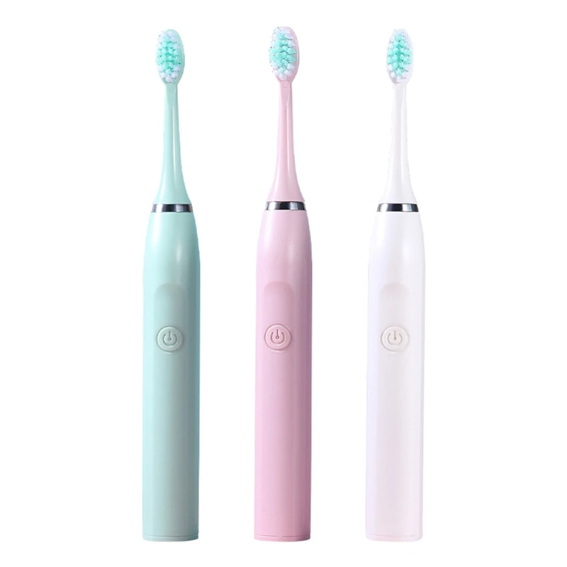 

Ultrasonic Electric Toothbrush with Brush Heads One Charge for 180 Days, 5 Modes Clean, 3 Dynamics 2 Minute Timer N0PF