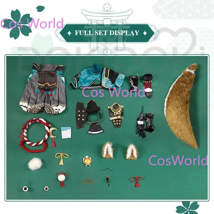 В НАЛИЧИИ Gorou Косплей Игра Genshin Impact Костюм DokiDoki-SR Рождество