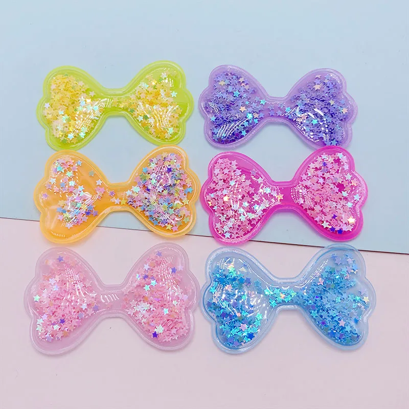 

Quicksand Bow Tie Accessories PVC Sequin Bow Accessories Hair Accessories Shoes Clothing Accessories