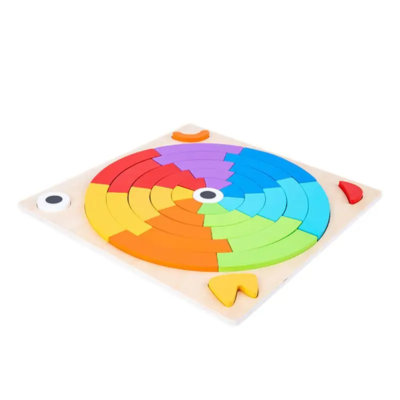 

Rainbow Wooden Stacking Toy Blocks Stacking Game Stacker Blocks Puzzle Game Learning Educational Toys For Kids Toddler