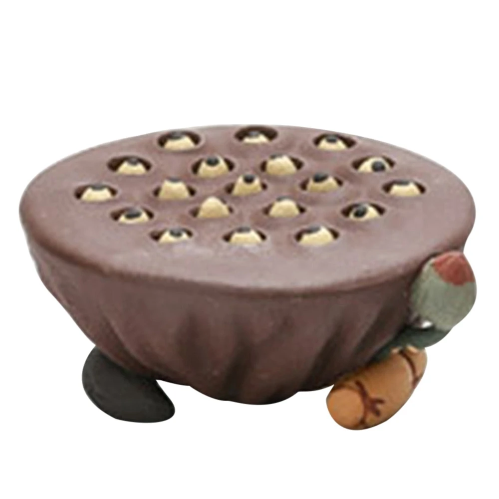 

Чайный набор из фиолетовой глины, 11 см