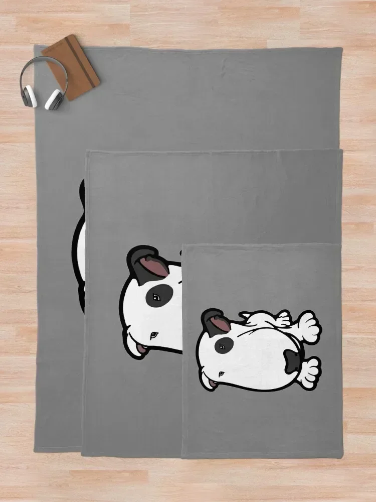 Одеяло с повязкой на глаз мультяшный бультерьер роскошные одеяла для среды