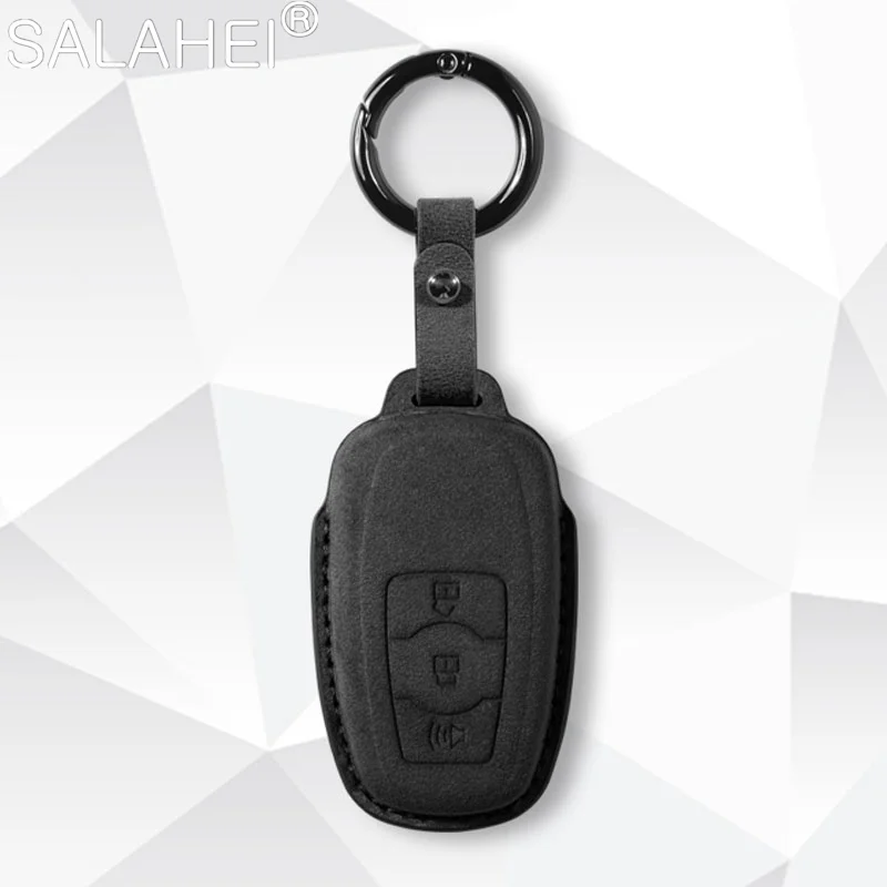 

Suede Car Key Case Cover Remote Protector Keychain For Great Wall Haval H6 H7 Hover H4 H9 F5 F7 H2S Dargo Jolion M4 M6 H8 F7X XY