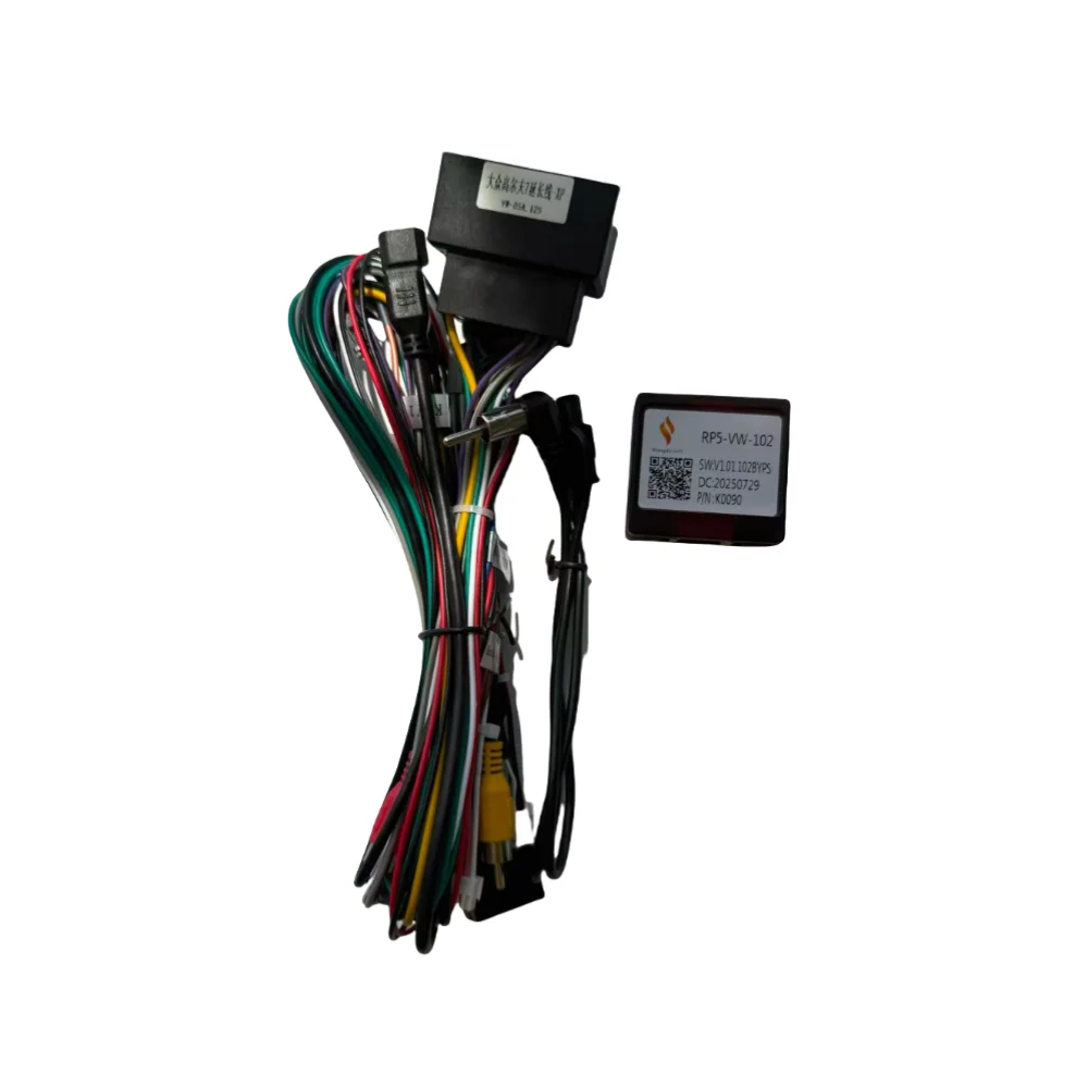 

Кабель-удлинитель Canbus Box PR5-VW-102/RZ-VW58 для VW Volkswagen Golf 7/5/6, Passat B6 B7, Sharan, Caddy, 16-контактный, для Android 2 Din радио