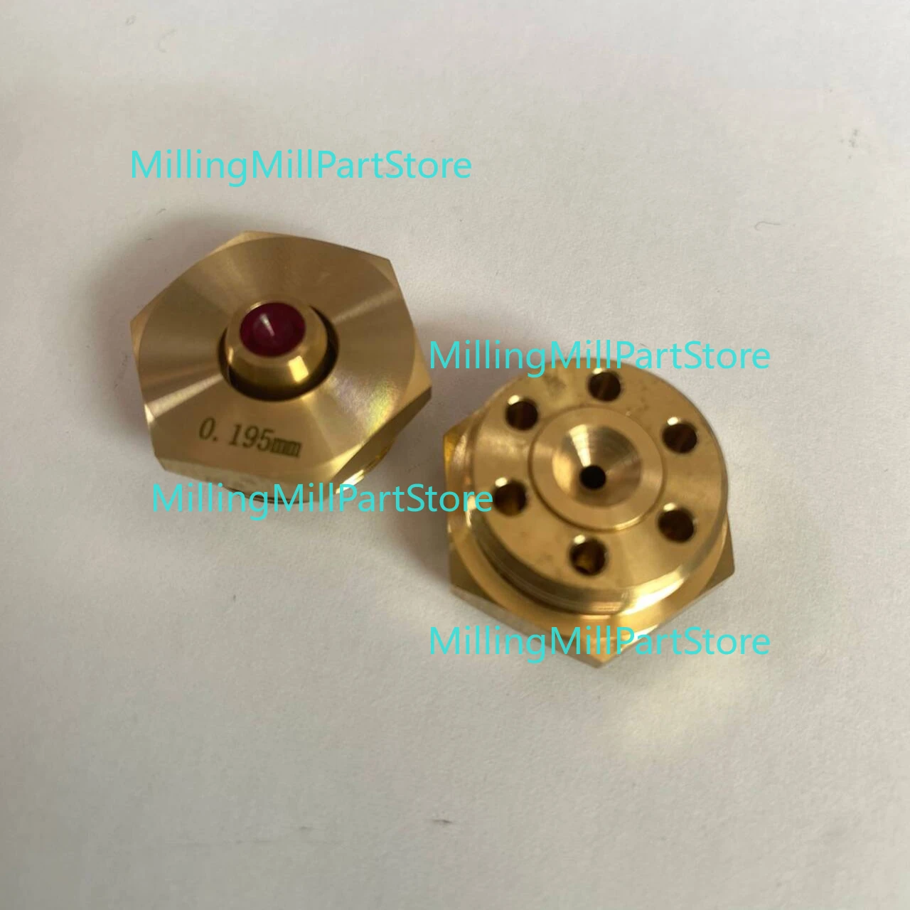 

Детали EDM Направляющая из молибденового рубина Ø0,192 мм Ø0,195 мм (типа резины) для станков для резки проволоки средней скорости, 1 шт.