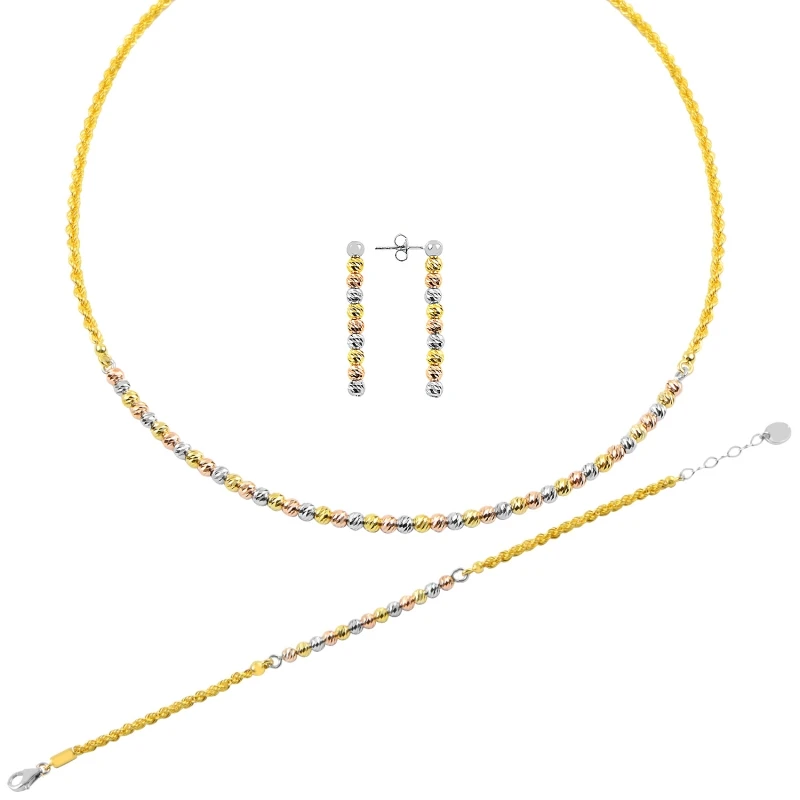 

Серебристый 925 пробы 3 цвета Dorica Bulk Set