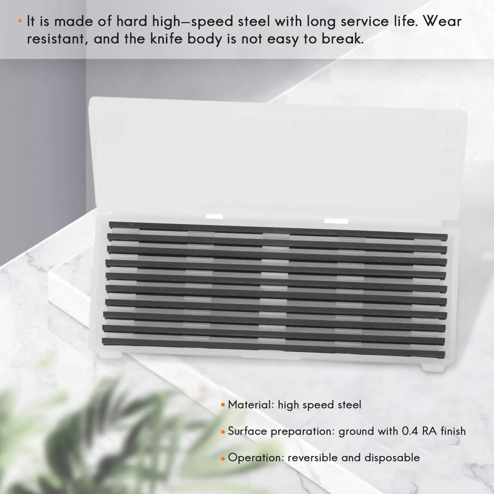 10 шт. Реверсивные высокоскоростные стальные строгальные лезвия 82 мм X 5 для резки