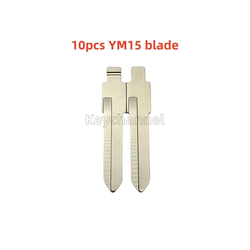 

10 шт./лот YM15 лезвие ключа автомобиля для грузовика, металлический флип, пустой пульт дистанционного управления для Benz Vito Actros Sprinter, лезвие ключа, слесарный инструмент