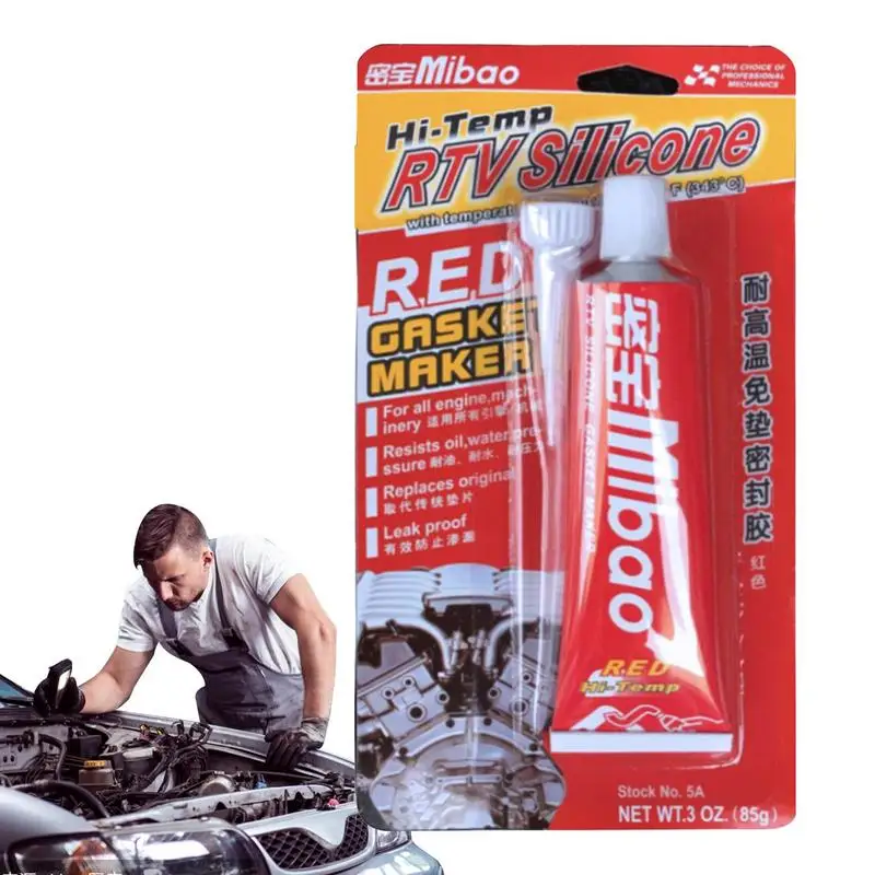 

Free Gasket Sealant Mi Bao Red Glue 85g Automotive Mechanical Seal Leak-proof Electronic Seal Glue Silicone Seal