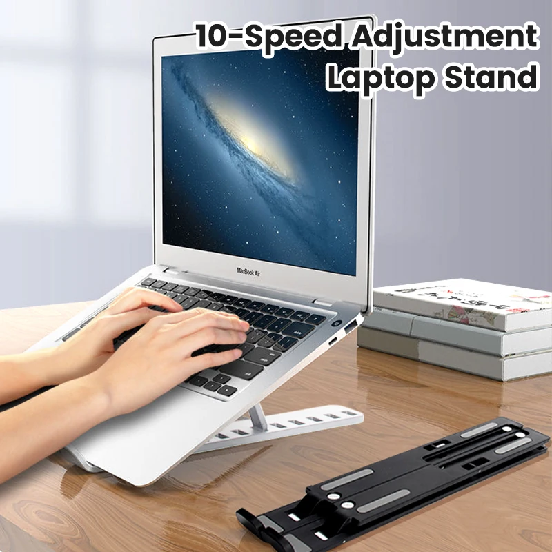 Olaf Складная подставка для ноутбука портативный держатель 10 скоростей