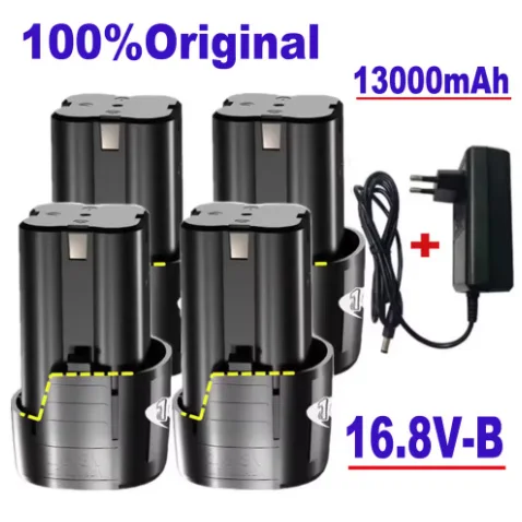 Фото 100%New16.8V B 13000mAh.herramientas.electricas de.bateria,taladro rechargeable.para.destornillador.inalambrico.taladro electrico. №1