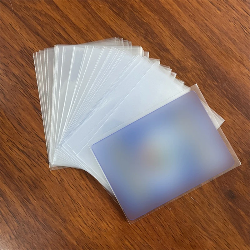 

100pcs Card Sleeves Game Poker Cards Protector Idol Photocard Protector