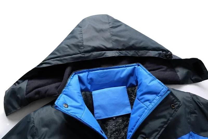 2025 новые зимние модные мужские флисовые водонепроницаемые куртки с логотипом