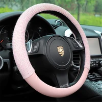 xiaoxiangfeng car steering wheel cover xianggranny woolen car handle cover anti slip sweat absorption and wear resistant car