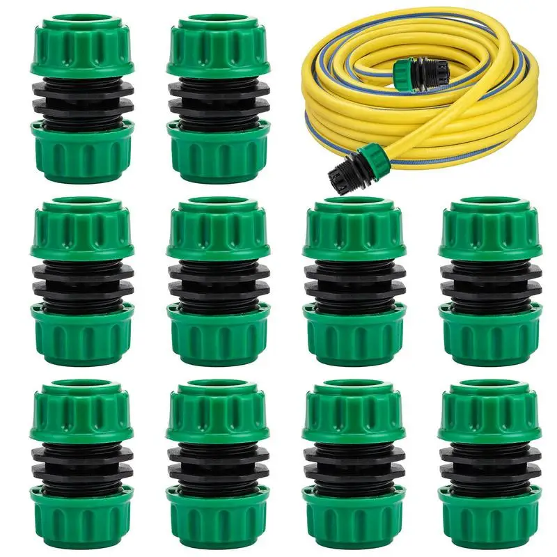 

Water Hose Connectors 10PCS Hose Repair Connector Fitting For Garden Water Hose Hose Mender Barbed Hose Extender Pipe Adapter