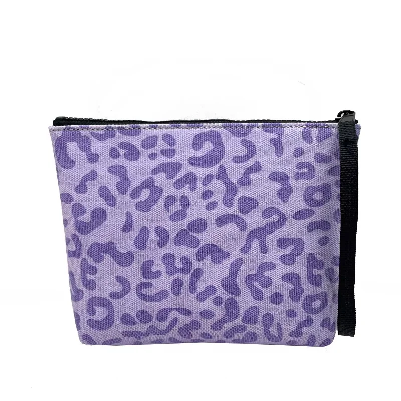 SAINT BARTH клатч женский осень 2024 новый зимний с леопардовым принтом фиолетовая