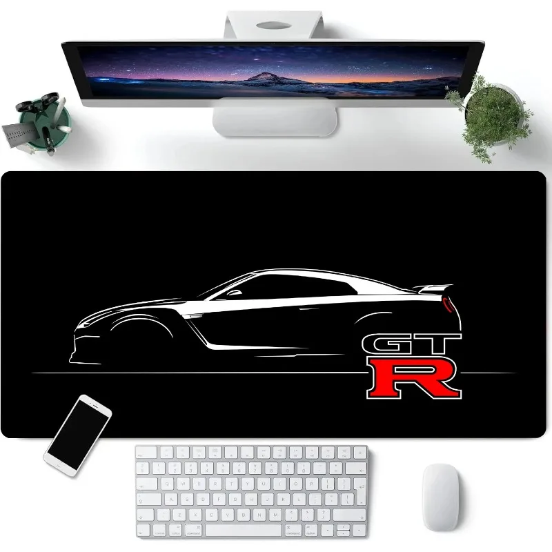 Фото Racing GTR Sports Car Профессиональный игровой коврик для мыши Большой компьютерный офисный игровой коврик Резиновые нескользящие игровые аксессуары Коврик для клавиатуры №1