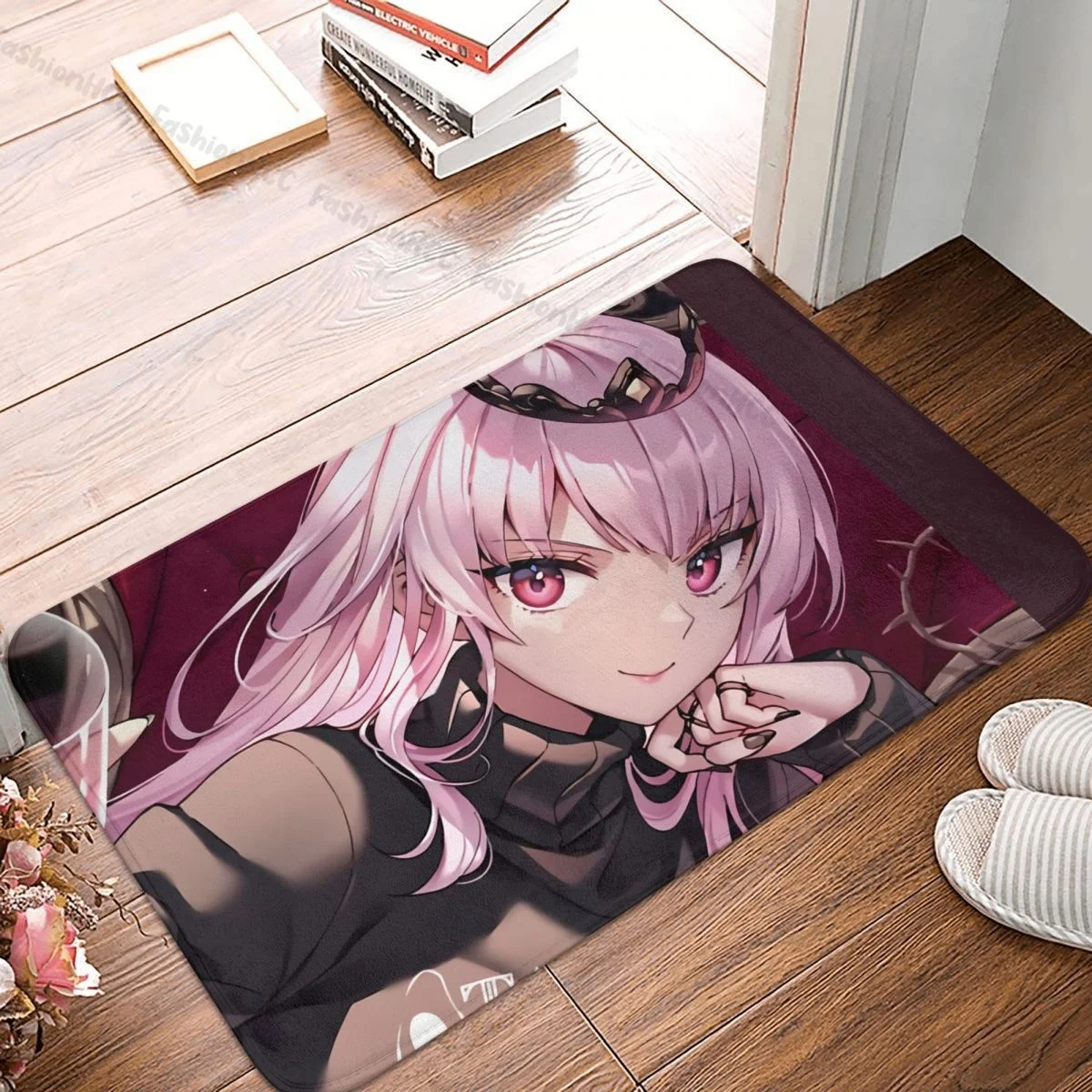 Ковер Hololive для входной двери нескользящий коврик спальни королевы Мори каллиопа